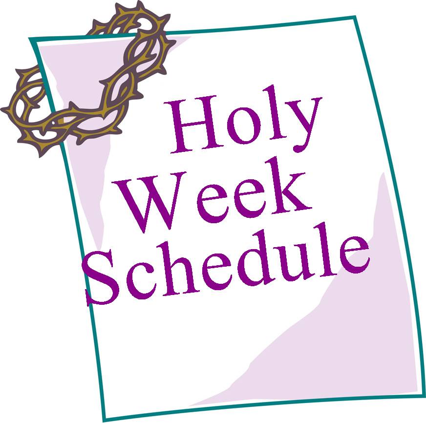 Holy Week Schedule Providence United Methodist Church